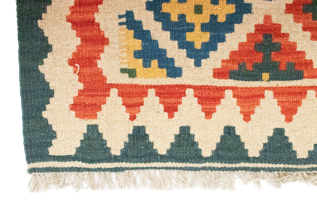 Dywan Kelim - Orientalny - 89 x 67 cm - beżowy