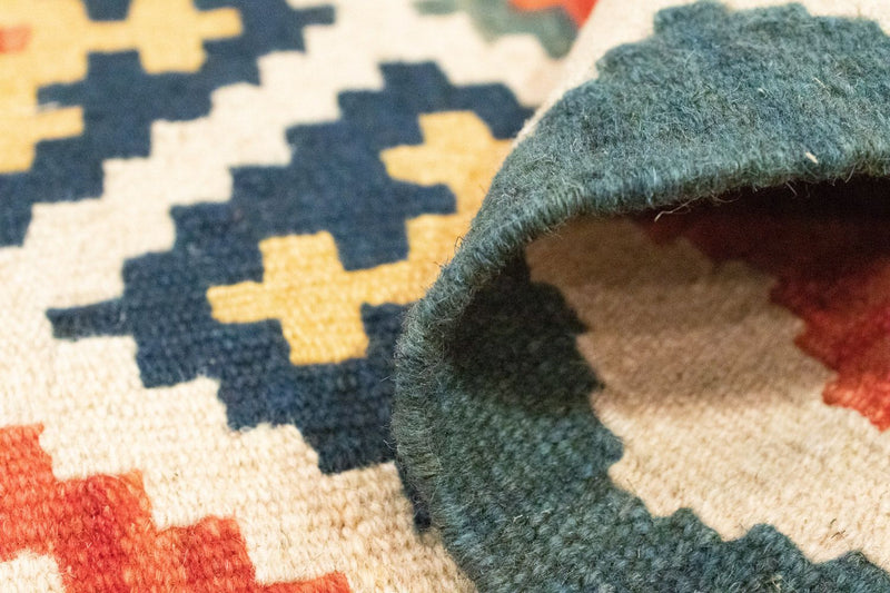 Dywan Kelim - Orientalny - 89 x 67 cm - beżowy