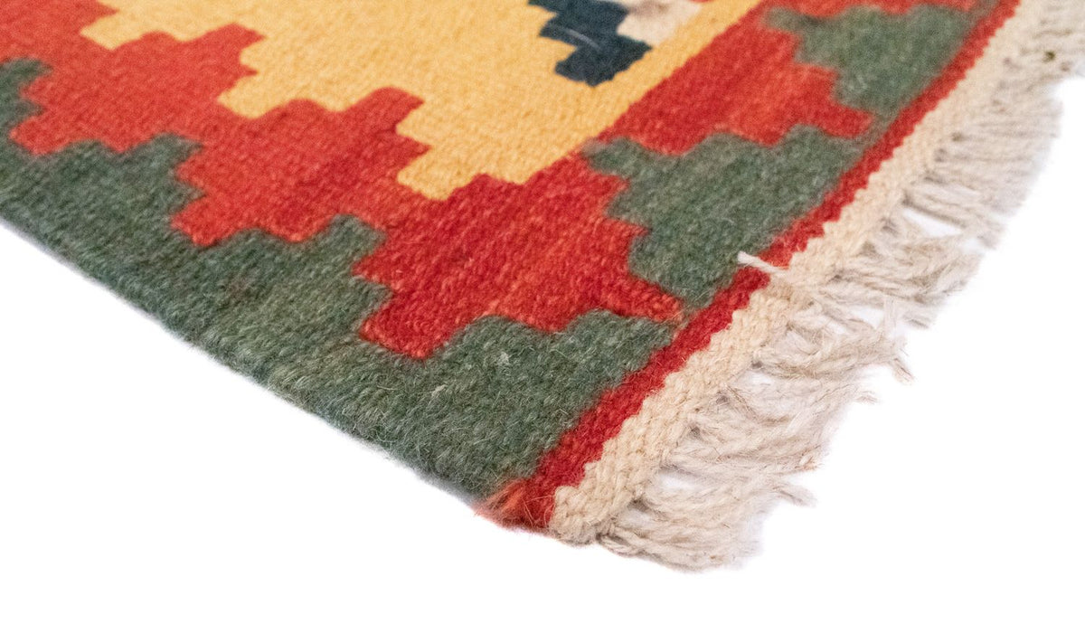 Dywan Kelim - Orientalny - 83 x 62 cm - żółty