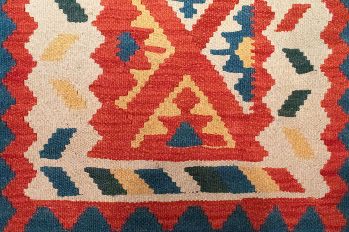 Dywan Kelim - Orientalny - 95 x 64 cm - wielokolorowy