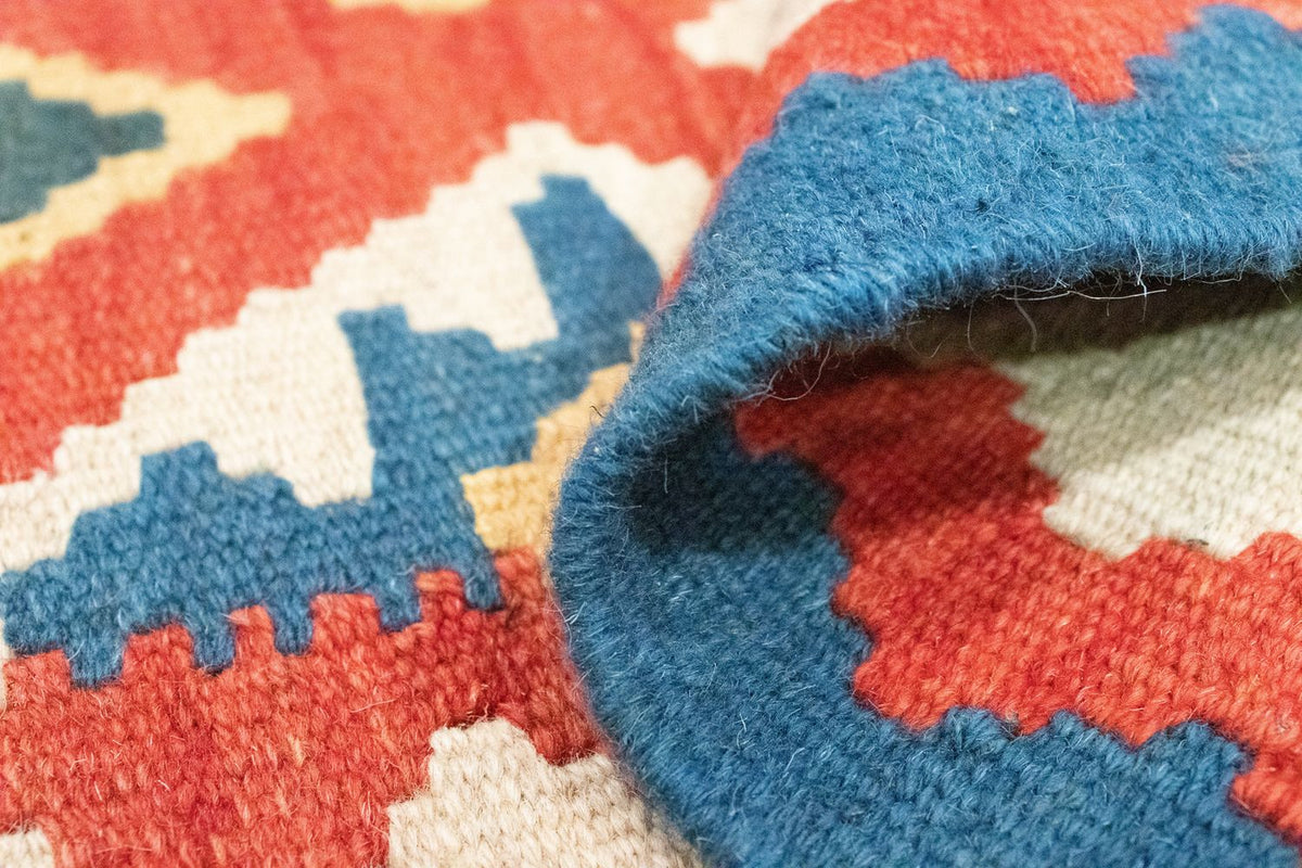 Dywan Kelim - Orientalny - 95 x 64 cm - wielokolorowy