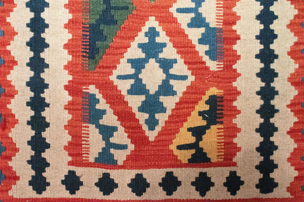 Dywan Kelim - Orientalny - 93 x 67 cm - niebieski