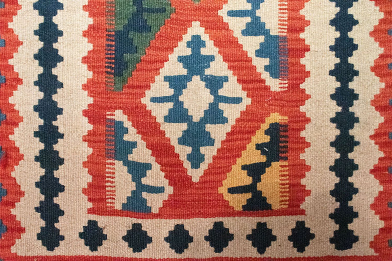 Dywan Kelim - Orientalny - 93 x 67 cm - niebieski