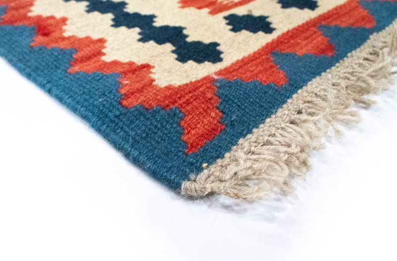 Dywan Kelim - Orientalny - 93 x 67 cm - niebieski