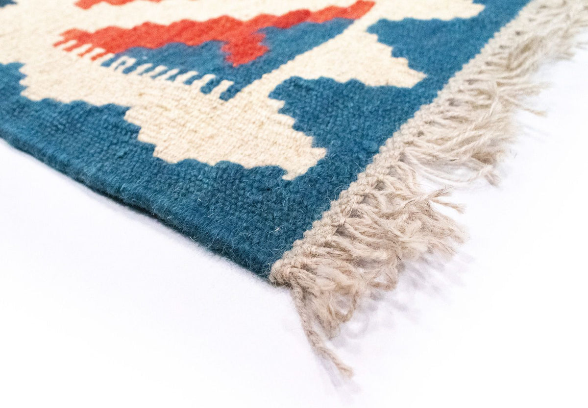 Dywan Kelim - Orientalny - 90 x 60 cm - wielokolorowy