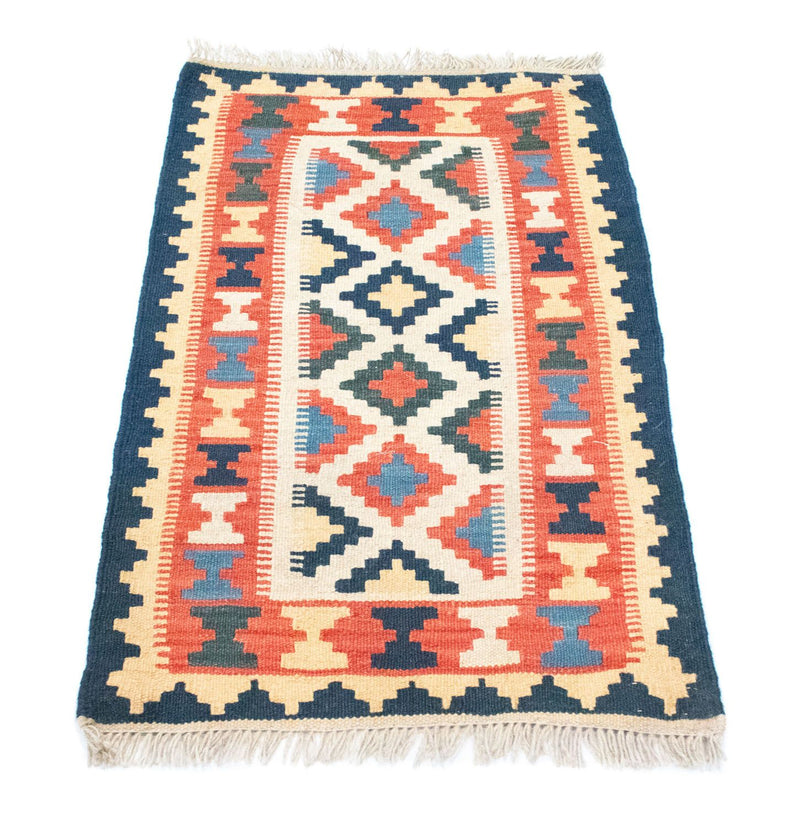 Dywan Kelim - Orientalny - 101 x 63 cm - pomarańczowy