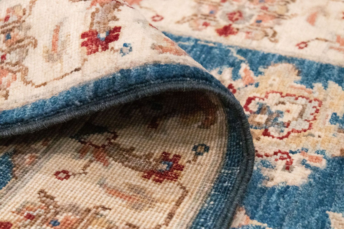 Biegacz Dywan Zieglera - 303 x 84 cm - niebieski