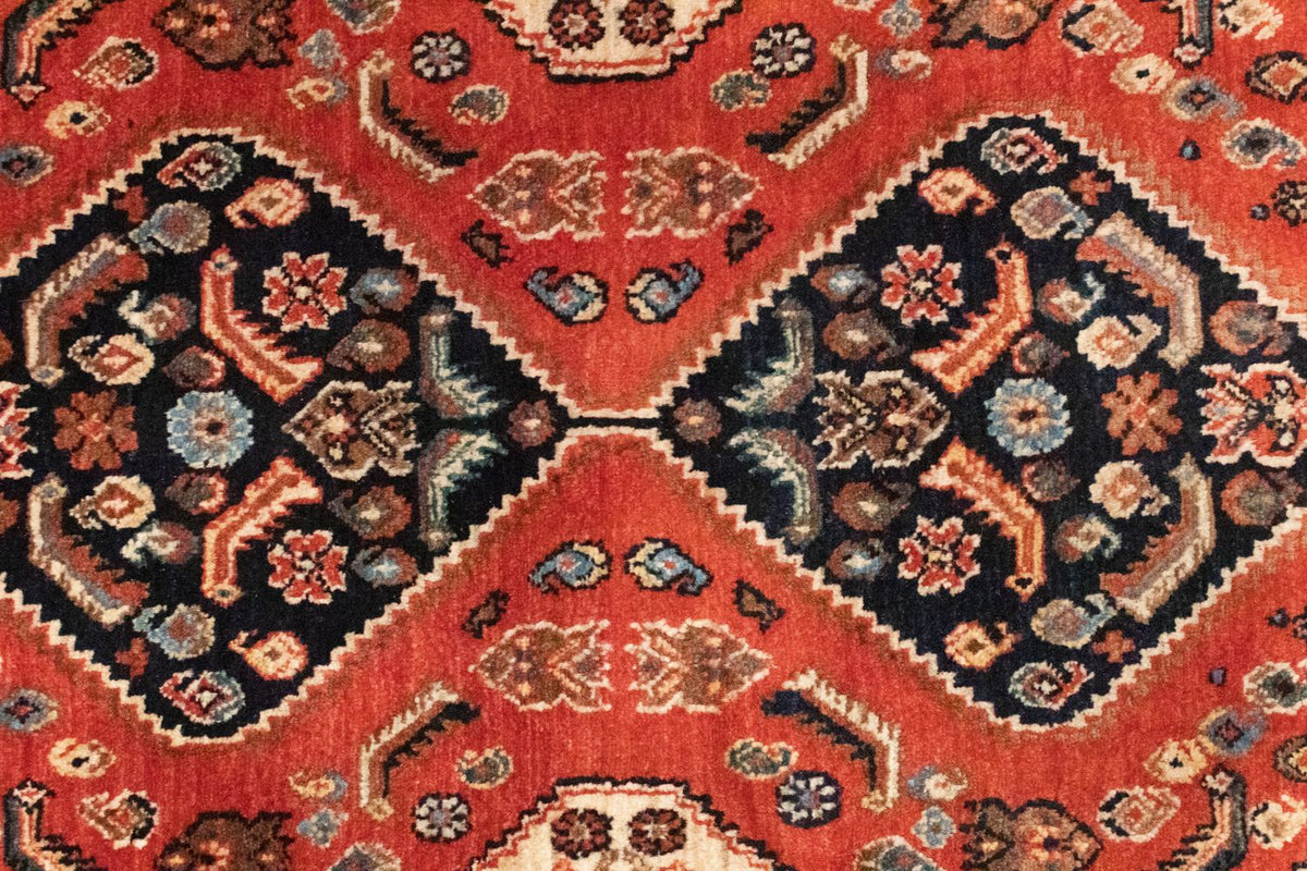 Biegacz Perski dywan - Nomadyczny - 249 x 96 cm - czerwony