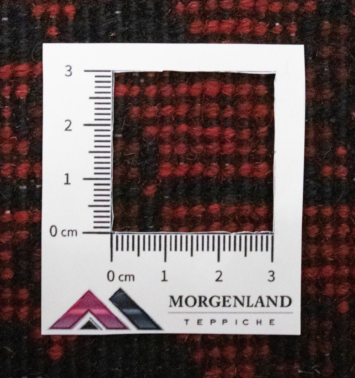 Biegacz Afgański dywan - Kunduz - 189 x 75 cm - czerwony