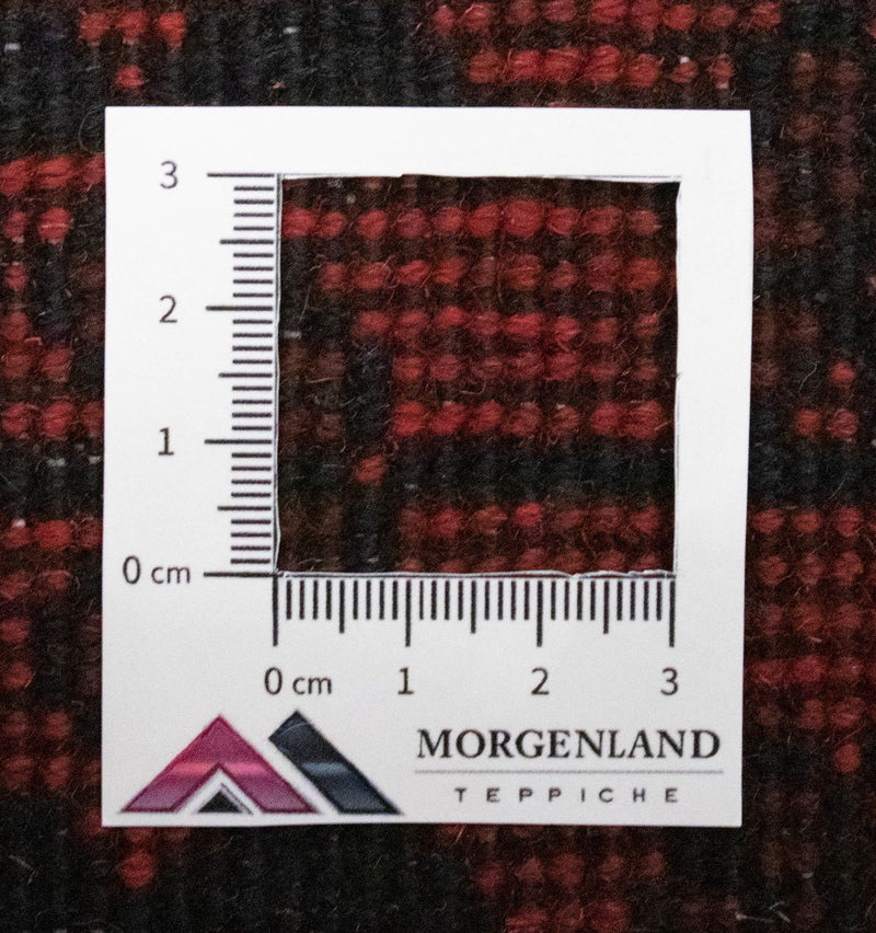 Biegacz Afgański dywan - Kunduz - 189 x 75 cm - czerwony