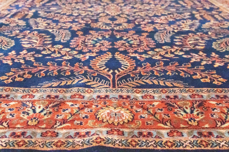 Dywan perski - Klasyczny - 300 x 195 cm - niebieski