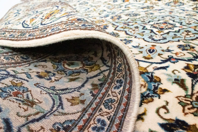 Dywan perski - Keshan - 292 x 193 cm - beżowy