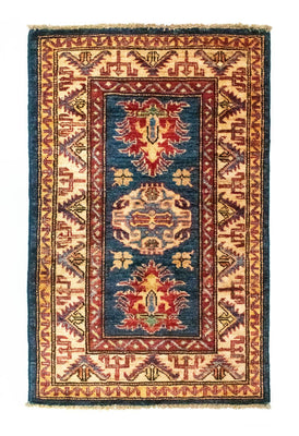 Dywan Ziegler - Kazak - 89 x 56 cm - niebieski