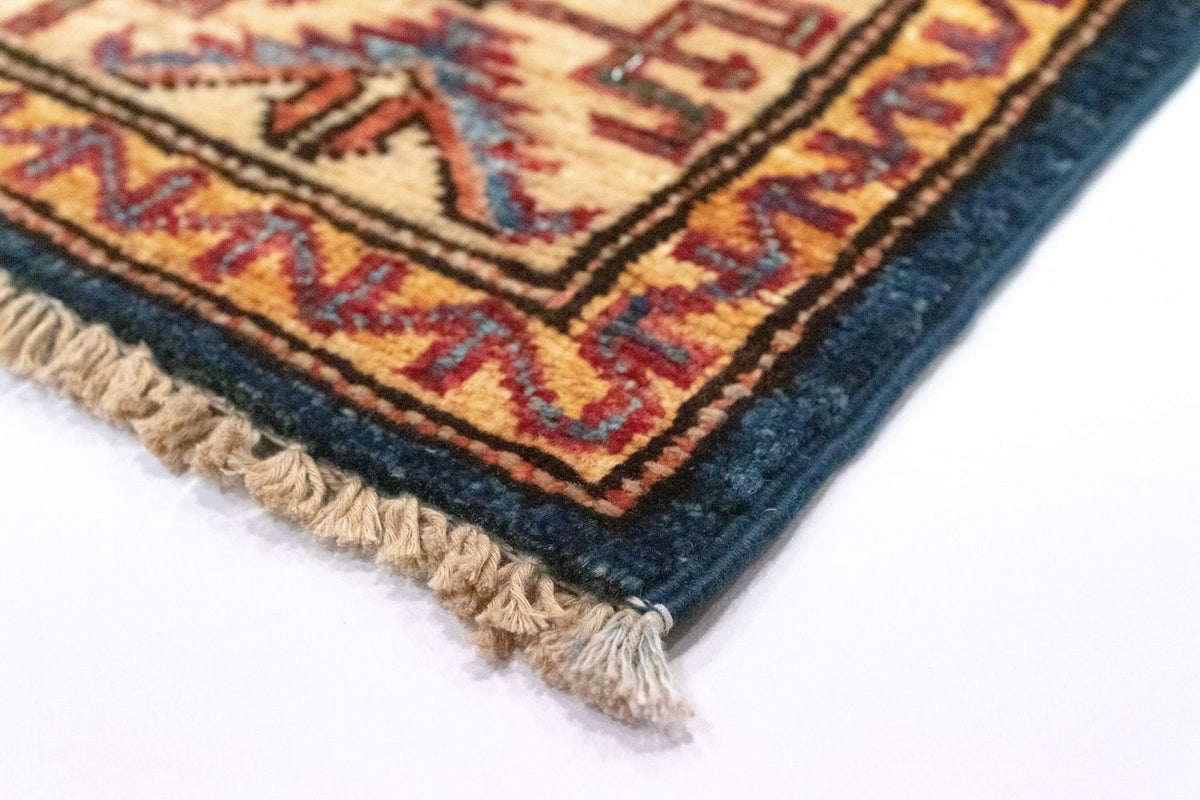 Dywan Ziegler - Kazak - 89 x 56 cm - niebieski