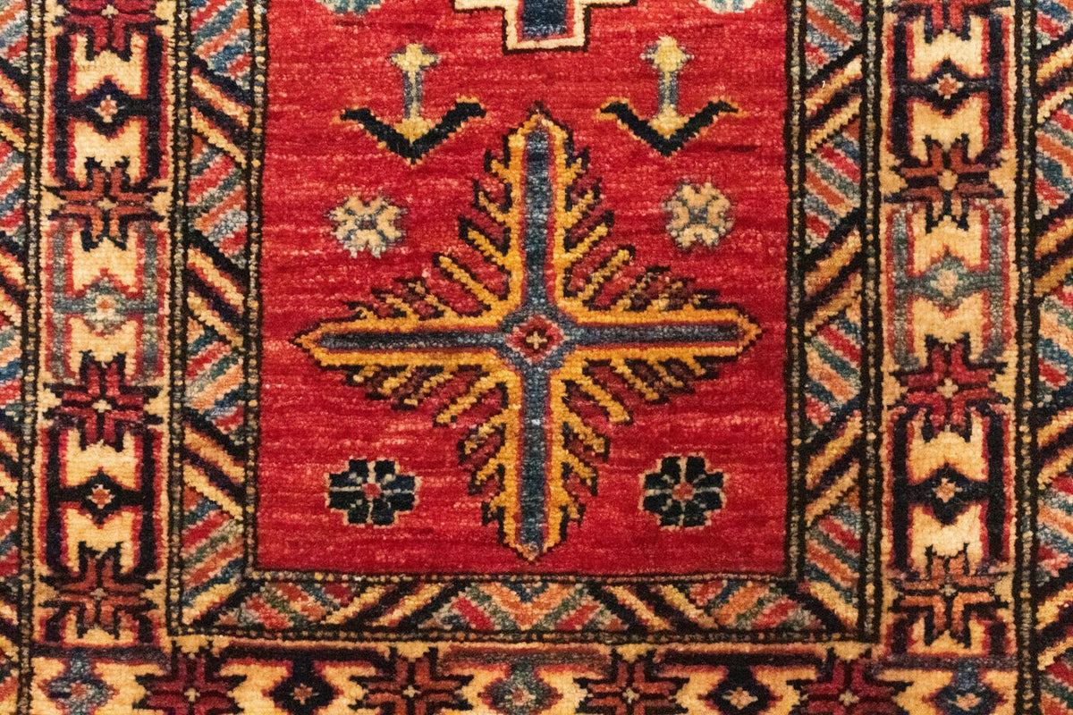 Dywan Ziegler - Kazak - 107 x 62 cm - pomarańczowy