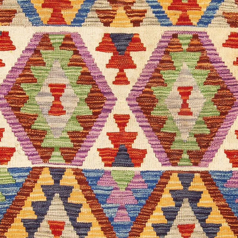 Biegacz Dywan Kelim - Splash - 305 x 81 cm - beżowy