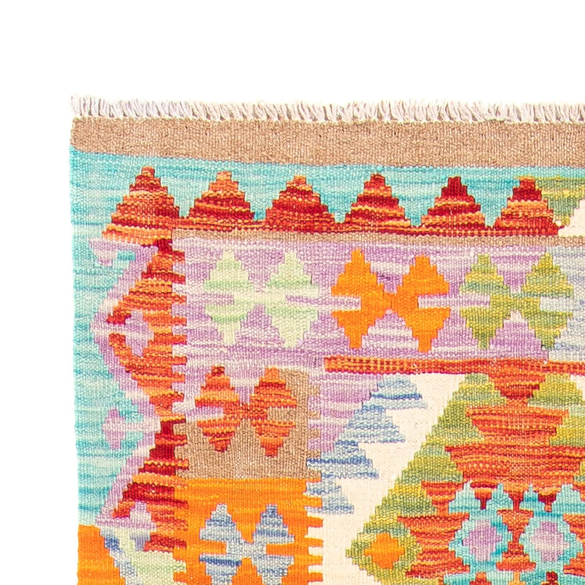 Biegacz Dywan Kelim - Splash - 300 x 82 cm - wielokolorowy