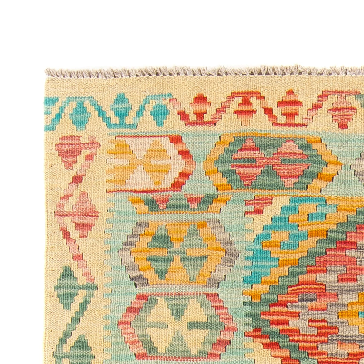 Dywan Kelim - Splash - 161 x 105 cm - wielokolorowy