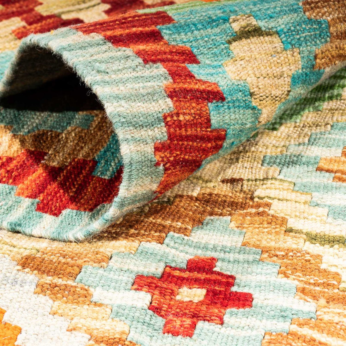 Dywan Kelim - Splash - 244 x 175 cm - wielokolorowy