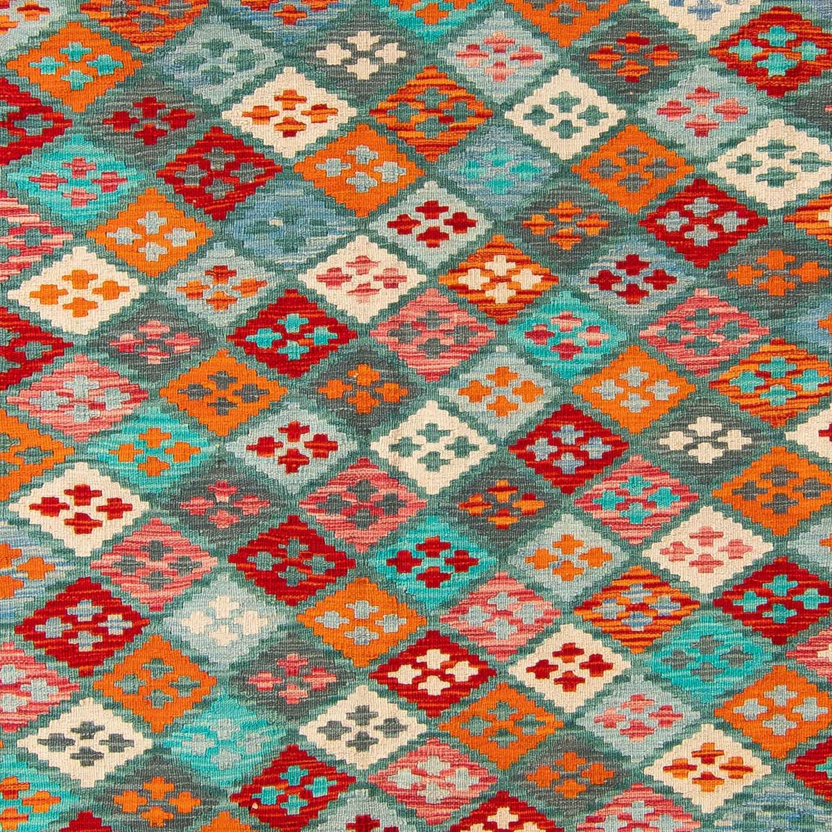 Dywan Kelim - Splash - 305 x 202 cm - wielokolorowy