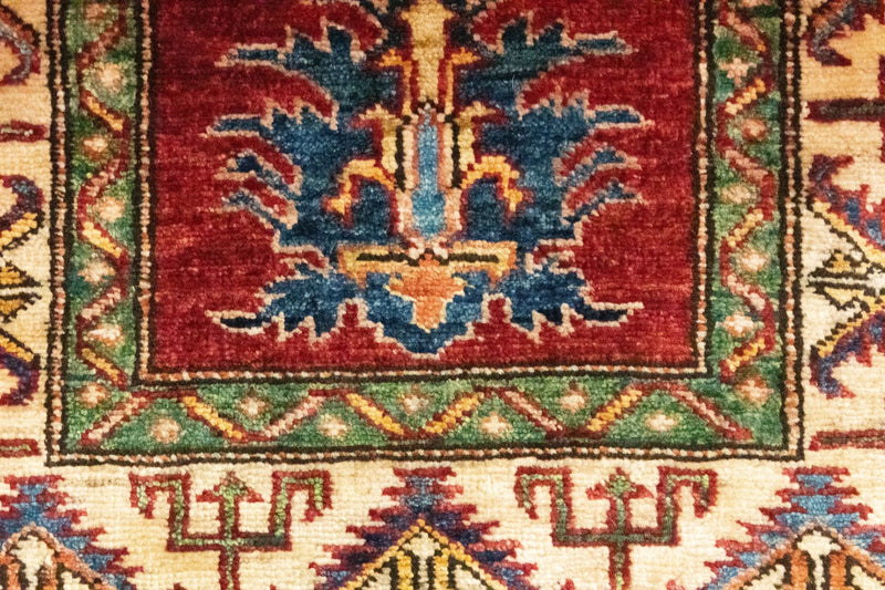 Dywan Ziegler - Kazak - 96 x 57 cm - czerwony