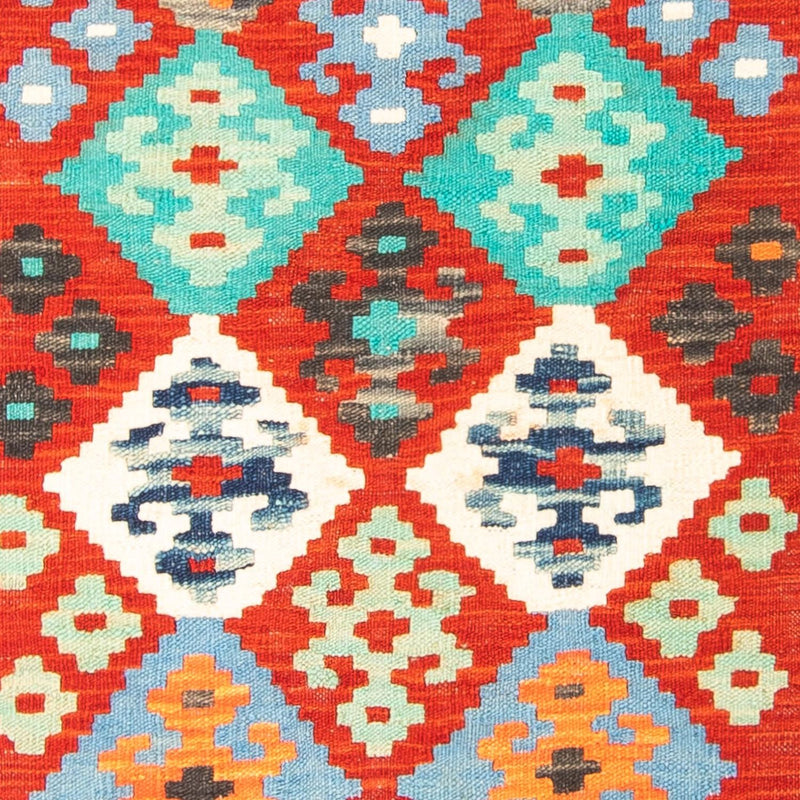 Dywan Kelim - Splash - 154 x 99 cm - ciemna czerwień