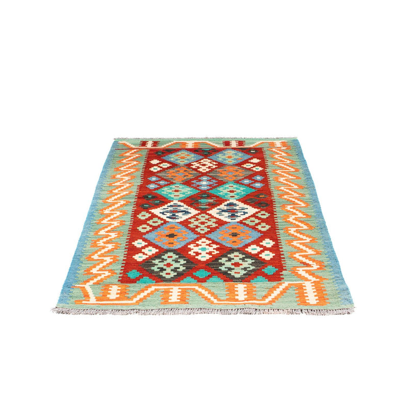 Dywan Kelim - Splash - 154 x 99 cm - ciemna czerwień