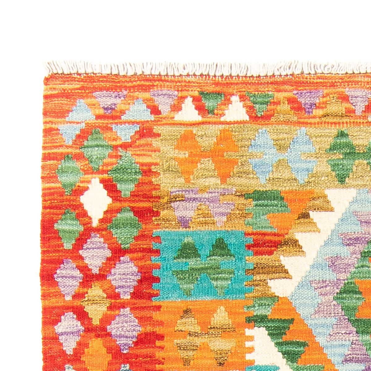 Dywan Kelim - Splash - 154 x 102 cm - rdza