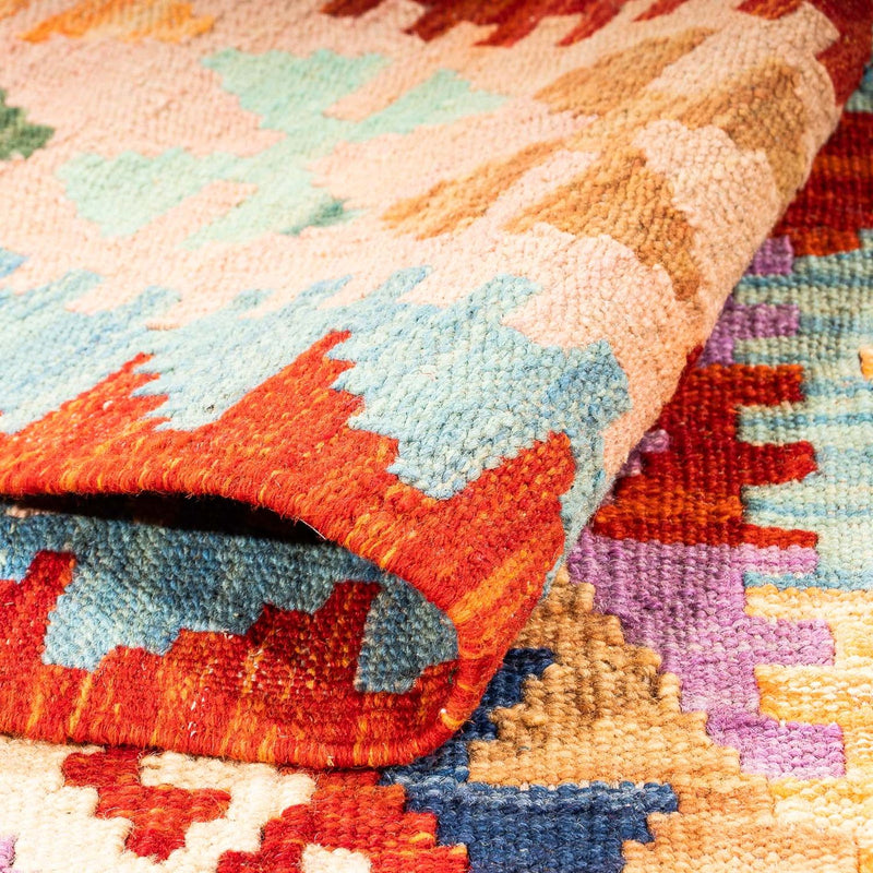 Dywan Kelim - Splash - 157 x 101 cm - rdza