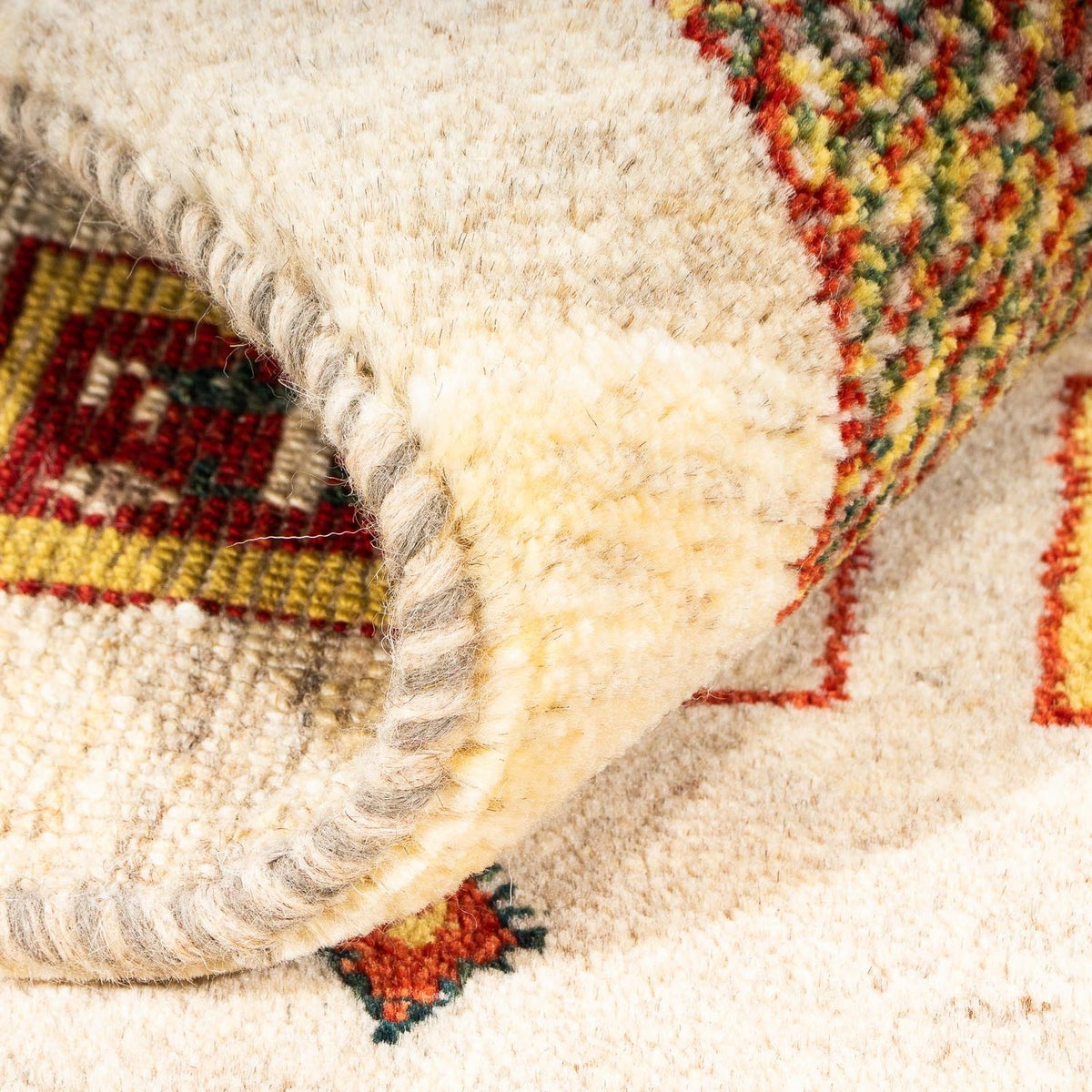 Dywan Gabbeh - Loribaft Perski - 150 x 106 cm - beżowy