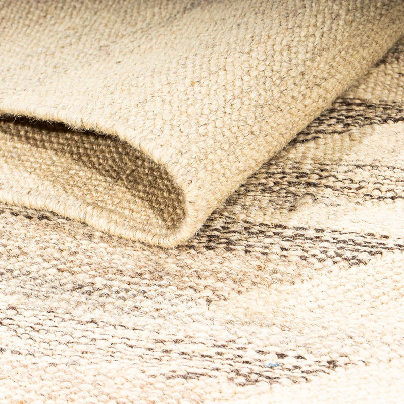 Biegacz Dywan Kelim - Orientalny - 293 x 96 cm - beżowy