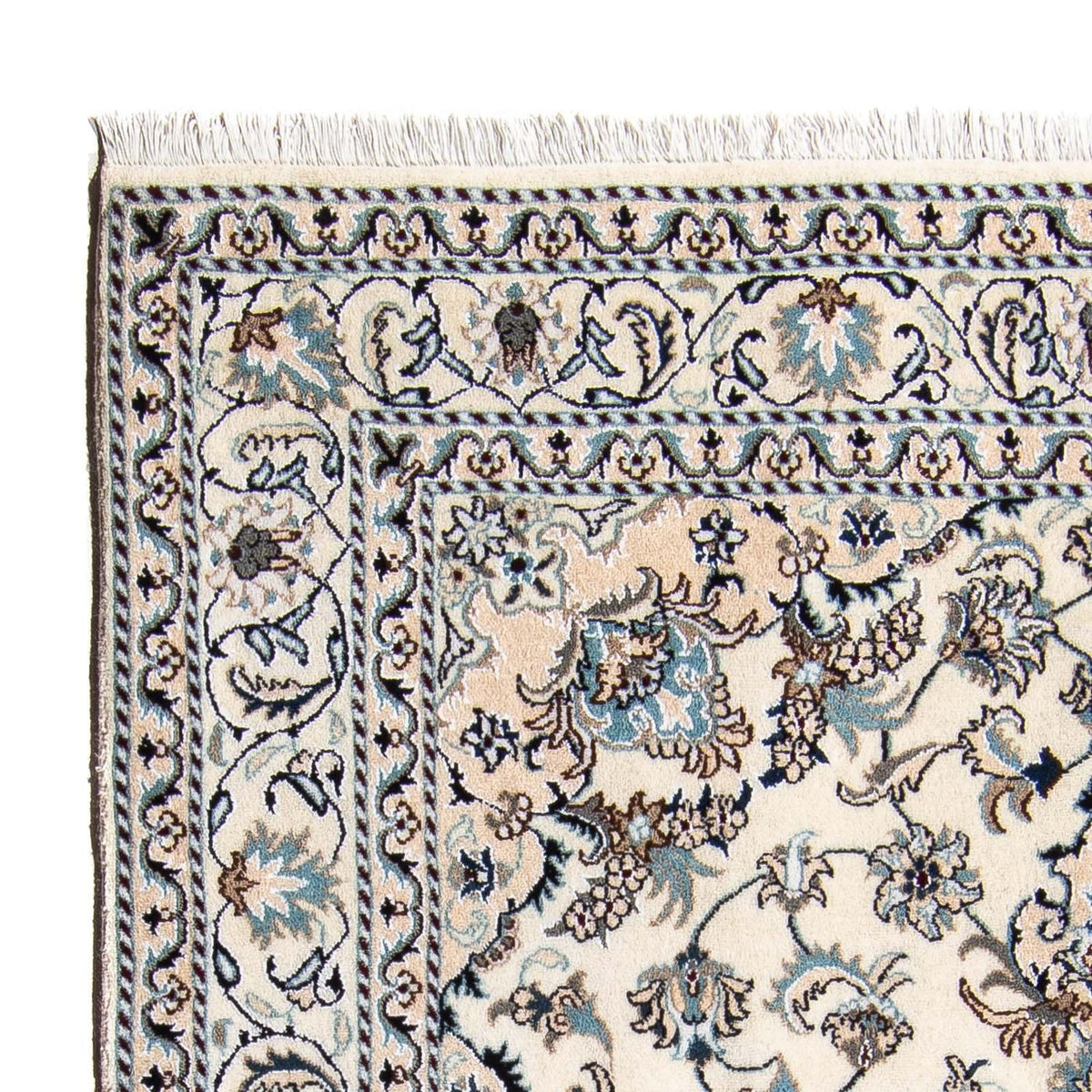 Dywan perski - Nain - 229 x 167 cm - beżowy