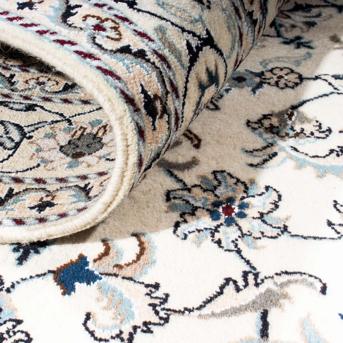 Dywan perski - Nain - 229 x 167 cm - beżowy