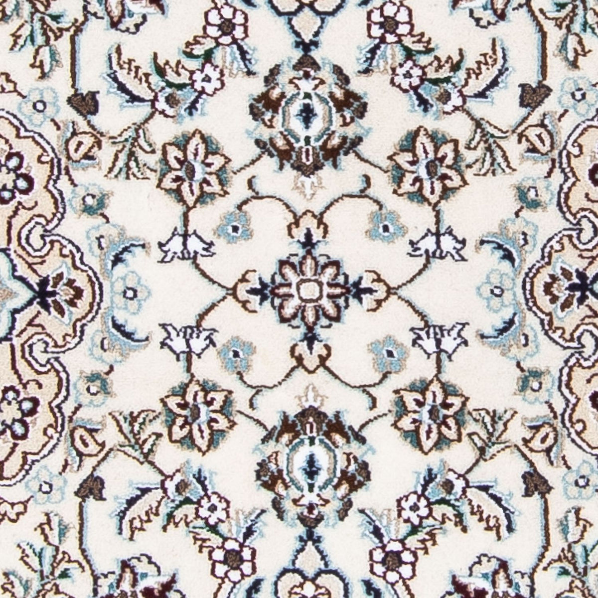 Biegacz Dywan perski - Nain - Królewski - 196 x 63 cm - beżowy