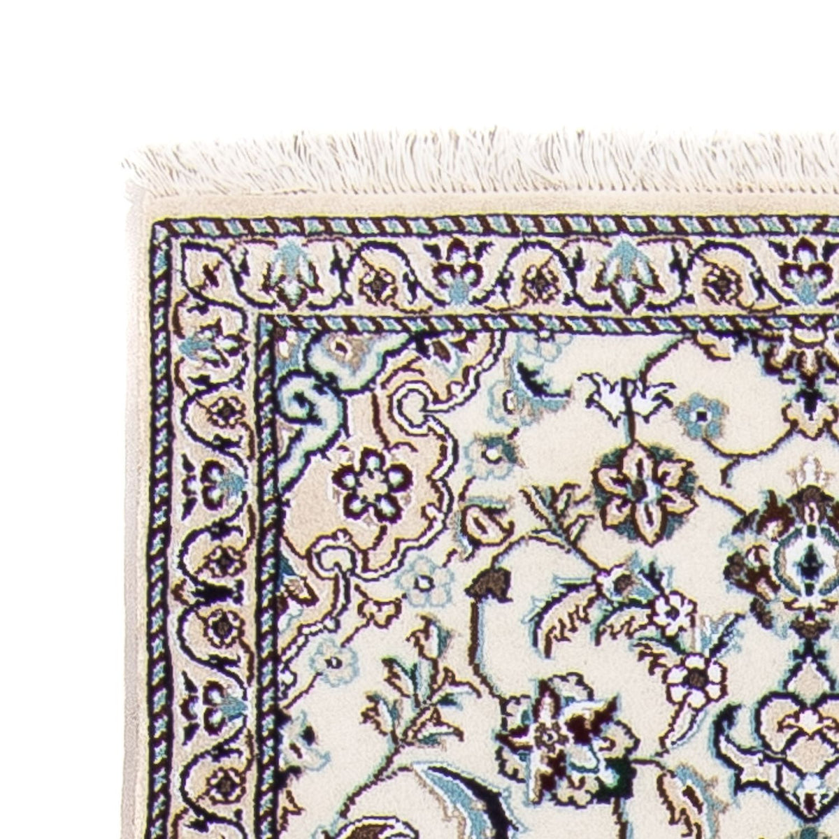 Biegacz Dywan perski - Nain - Królewski - 196 x 63 cm - beżowy