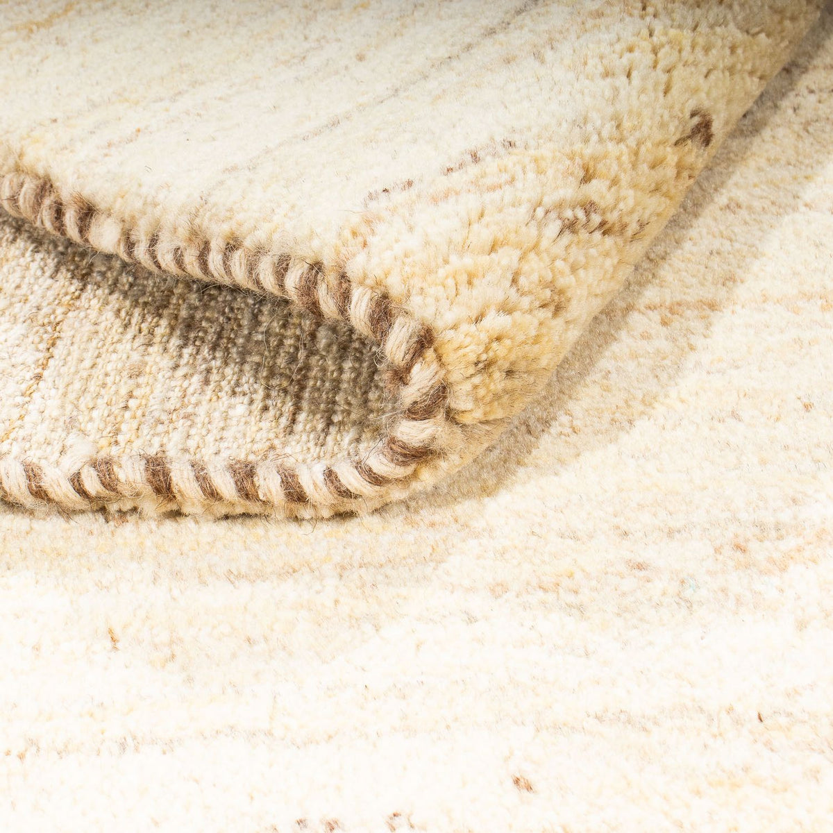 Dywan Gabbeh - perski - 149 x 108 cm - jasny beż