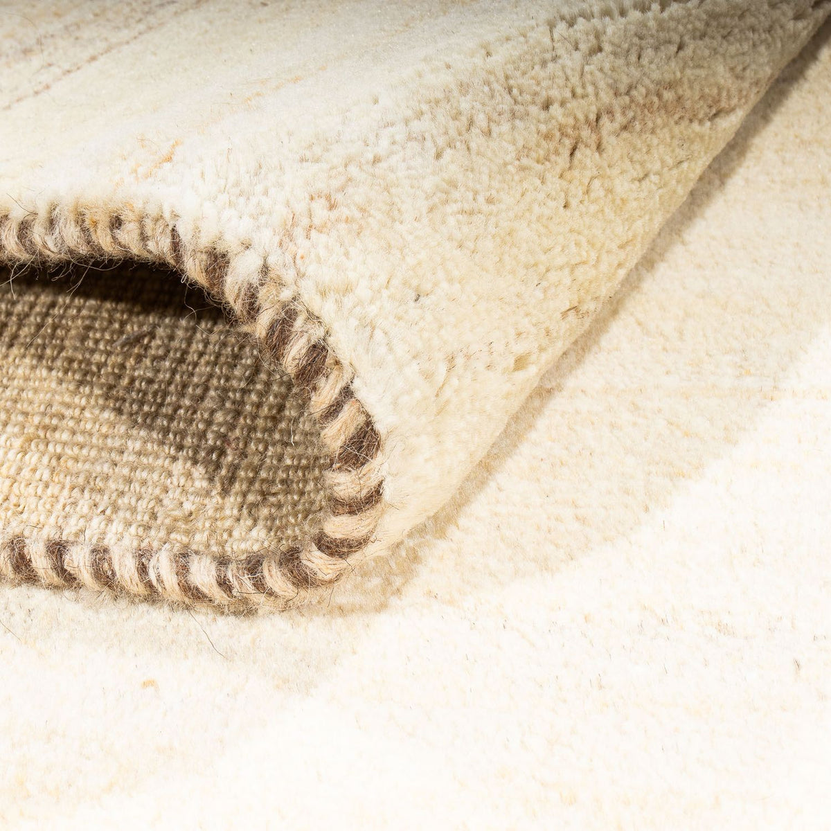 Dywan Gabbeh - perski - 154 x 95 cm - jasny beż