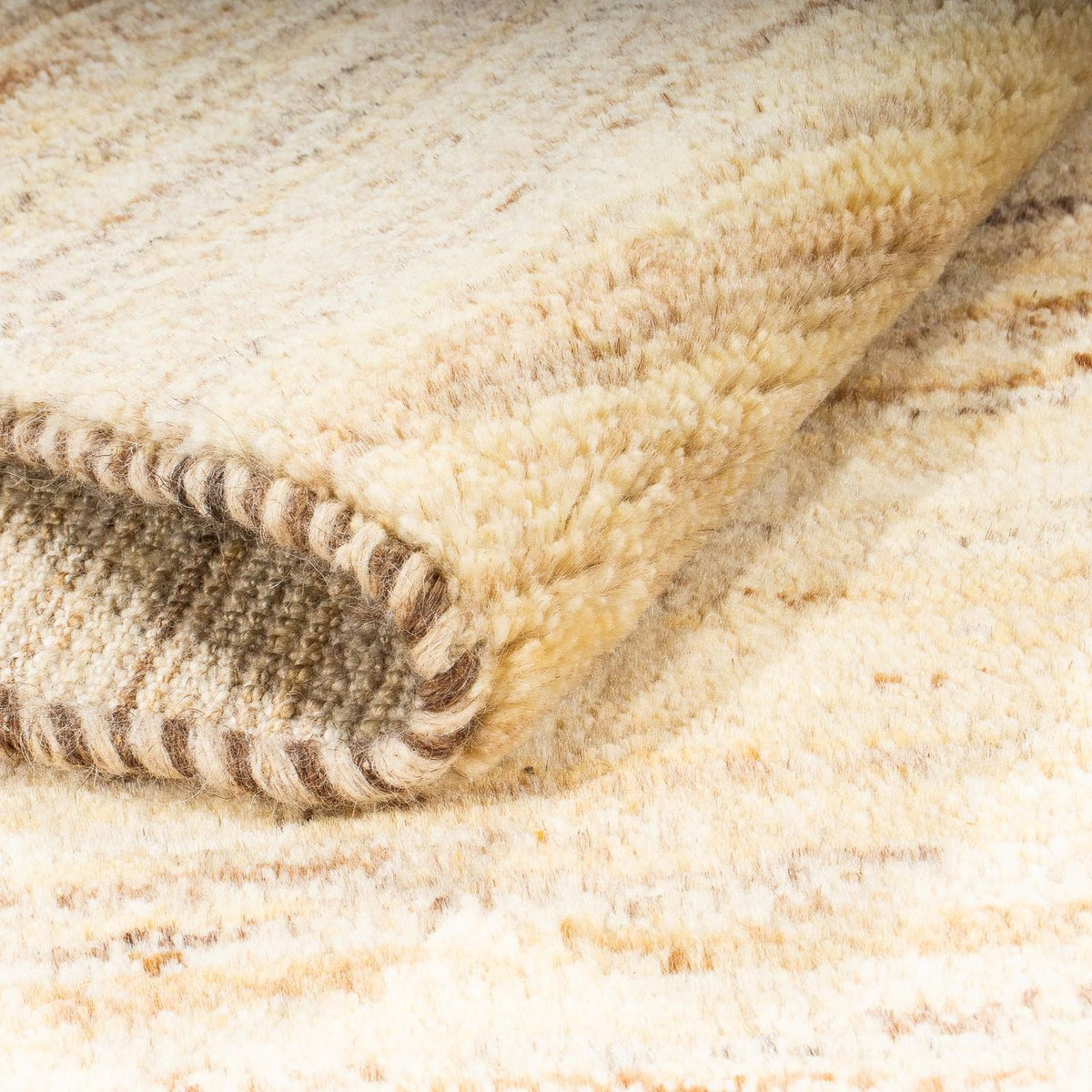 Dywan Gabbeh - perski - 150 x 92 cm - jasny beż