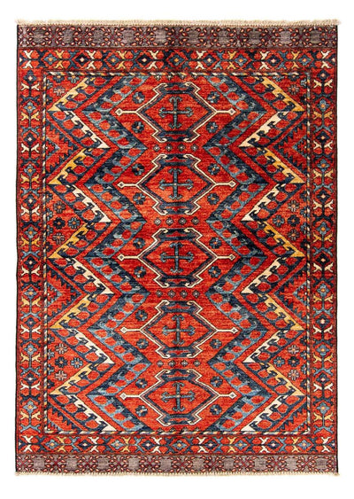 Dywan afgański 118x182cm - Dywan orientalny - wielokolorowy