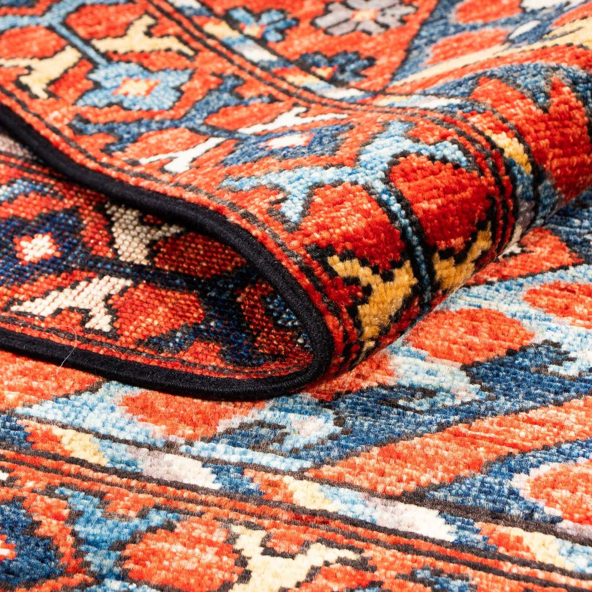 Dywan afgański - 182 x 118 cm - wielokolorowy