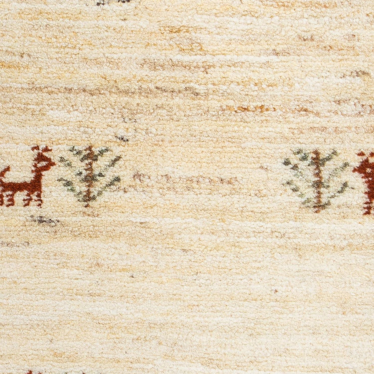 Dywan Gabbeh - Loribaft Perski - 60 x 40 cm - beżowy