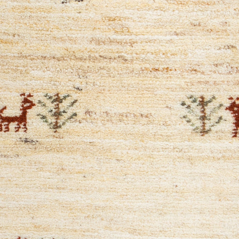 Dywan Gabbeh - Loribaft Perski - 60 x 40 cm - beżowy