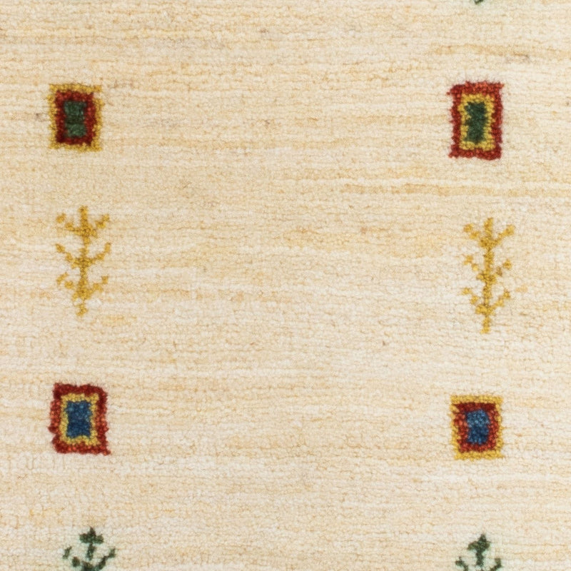 Dywan Gabbeh - Loribaft Perski - 87 x 51 cm - beżowy