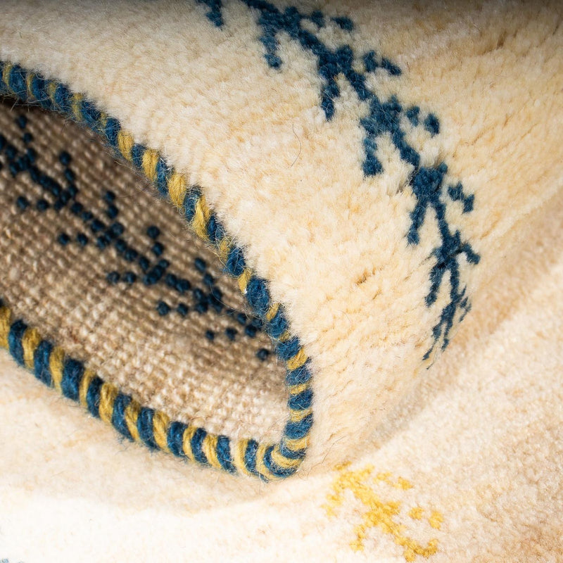 Dywan Gabbeh - Loribaft Perski - 87 x 51 cm - beżowy