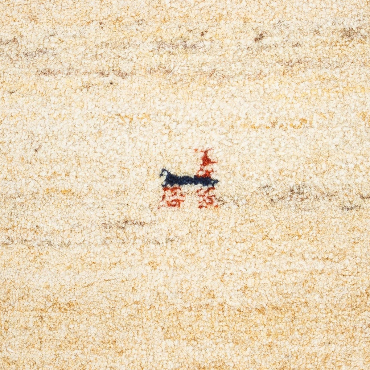 Dywan Gabbeh - Loribaft Perski - 60 x 40 cm - beżowy