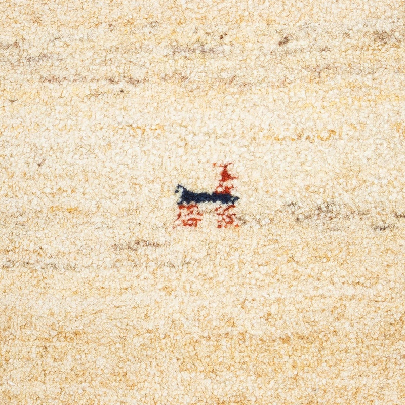 Dywan Gabbeh - Loribaft Perski - 60 x 40 cm - beżowy