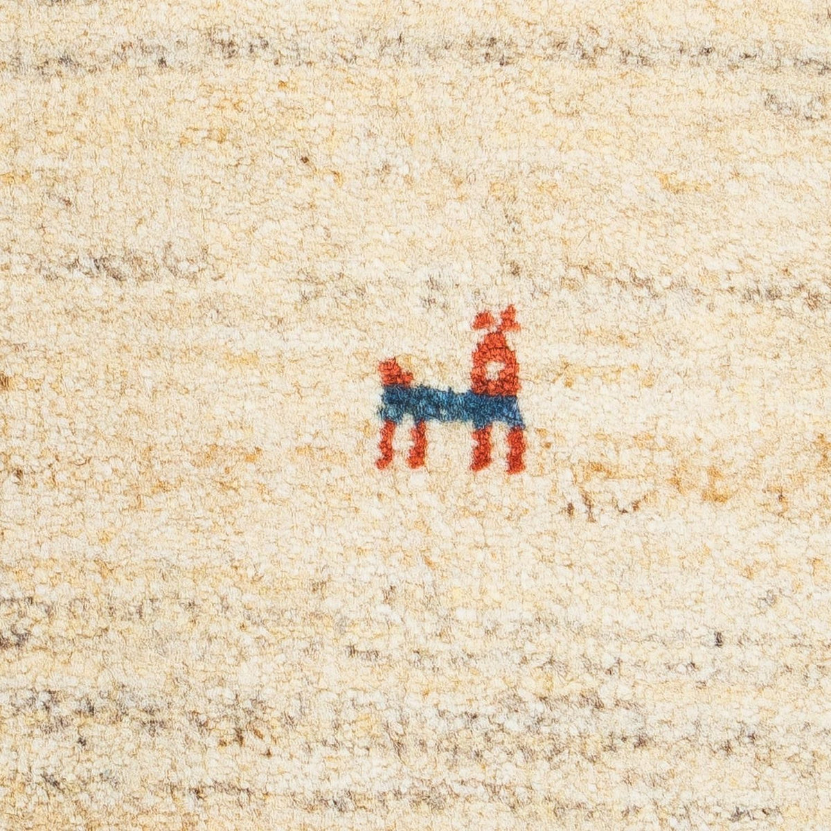 Dywan Gabbeh - Loribaft Perski - 60 x 40 cm - beżowy