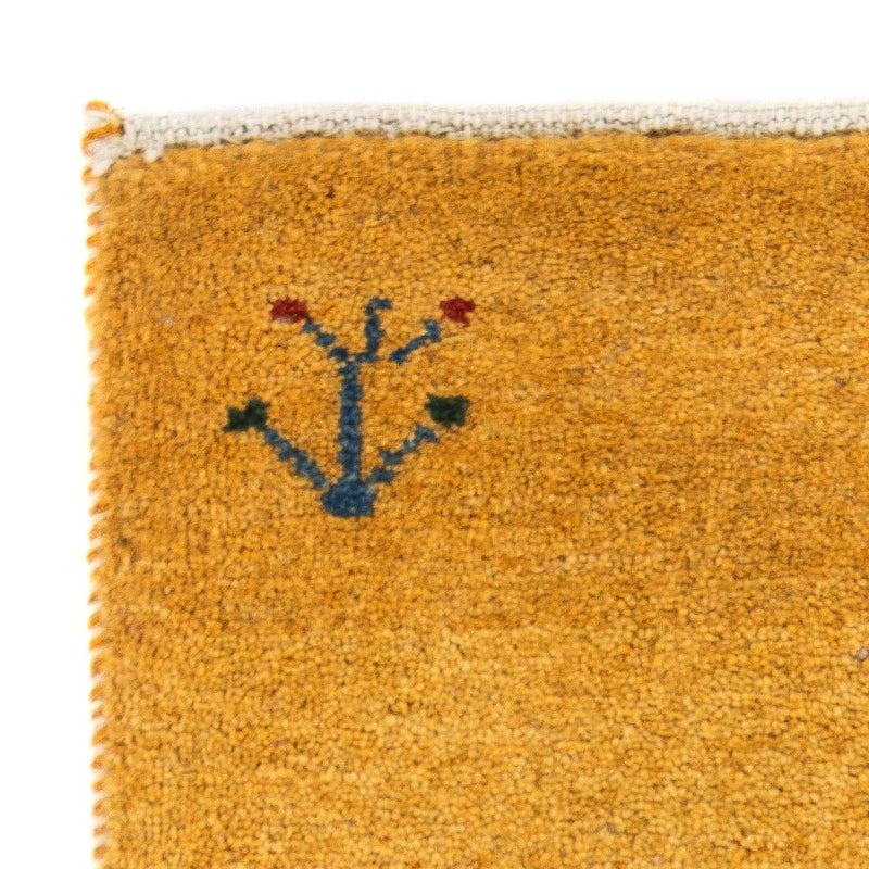 Dywan Gabbeh - Loribaft Perski - 60 x 40 cm - pomarańczowy