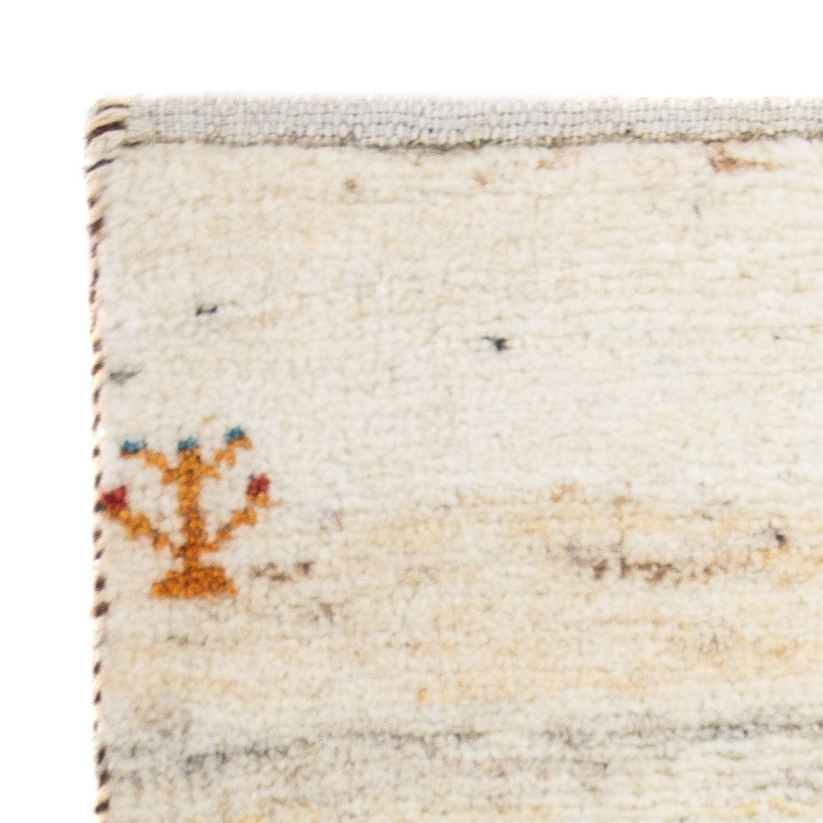 Dywan Gabbeh - Loribaft Perski - 60 x 40 cm - beżowy