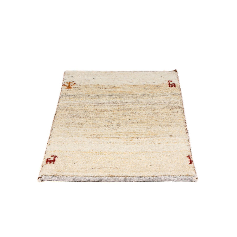 Dywan Gabbeh - Loribaft Perski - 60 x 40 cm - beżowy